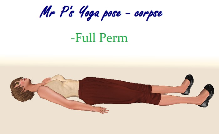 "Yoga Pose - corpse"