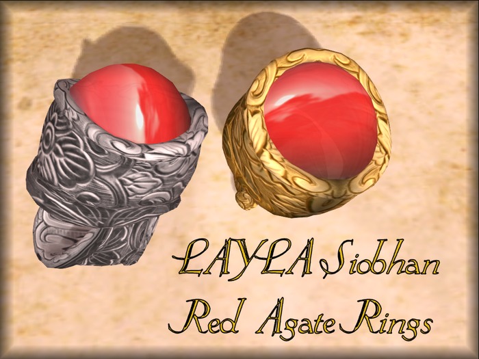 LAYLA Siobhan Red Agate Ring