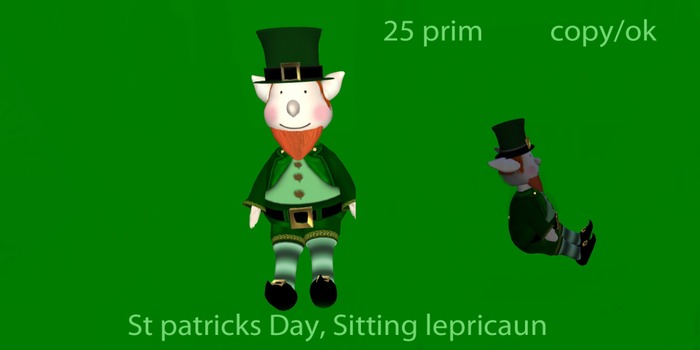 sitting lepricaun