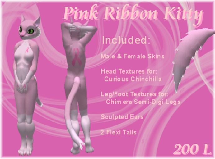 Pink Ribbon Kitty Mod [retired]