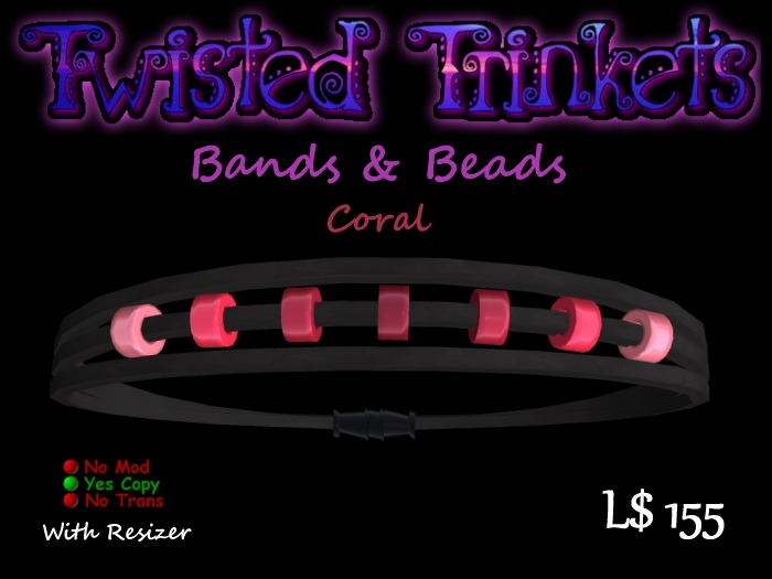 Bands & Beads Coral Bracelet