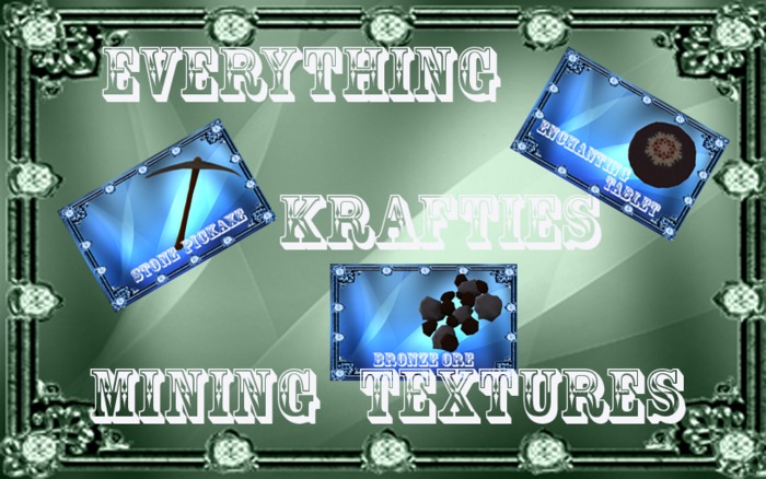Everything Kraftie Mining Item Textures