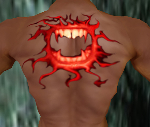 Tatuagem - sorriso de vampiro