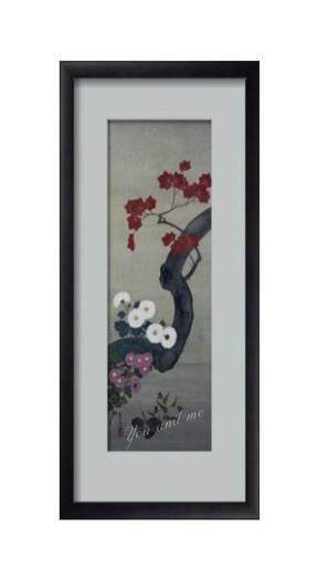 JAPANESE AUTUMN FLOWER BLACK 