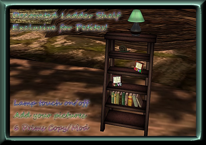 !SR - Decorated Ladder Shelf *Petites* 