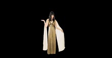 Cleopatra of the nile egyptian greeter stand up Mod / copy
