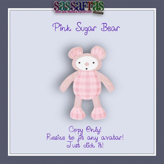 Sassafras Kids- Sugar Bear (lt blue)MP