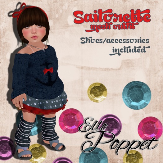 [Ello Poppet] sailorette