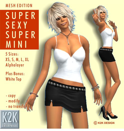 mesh - super mini black #