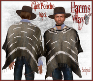 Harm's Way Clint Poncho in black