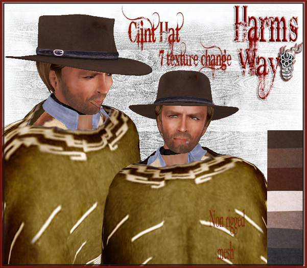 Harm's Way Clint Hat texture change