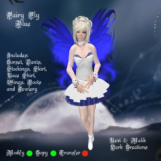 Fairy Fly Blue