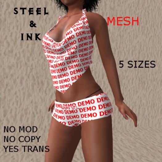 Chain Halter Neck Crop Top and Shorts DEMO