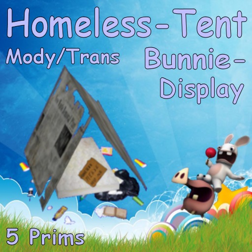 Homeless - Tent Bunnie Display
