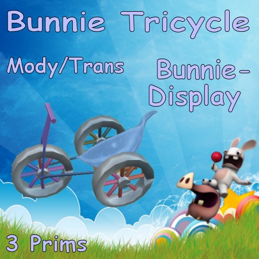 Bunnie Tricycle Display