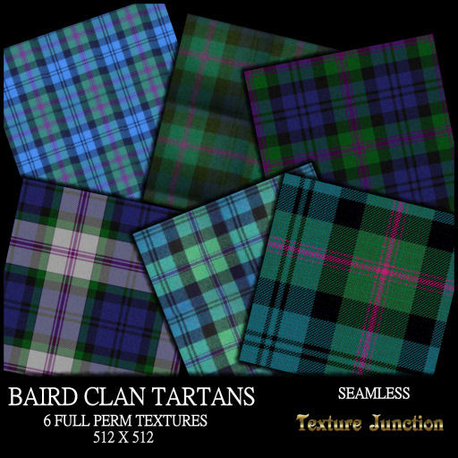 ~TJ~  Baird Clan Tartan Textures