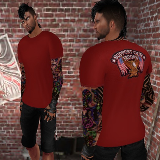 Support Red T Shirts