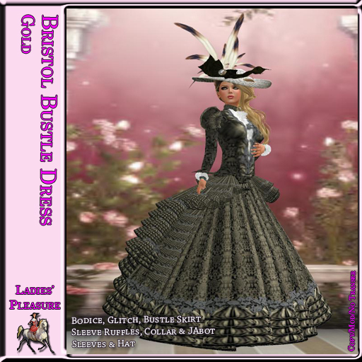 ~LP~ Bristol Bustle Gown (Boxed) Gold