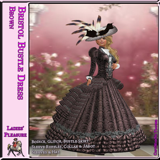 ~LP~ Bristol Bustle Gown (Boxed) Brown