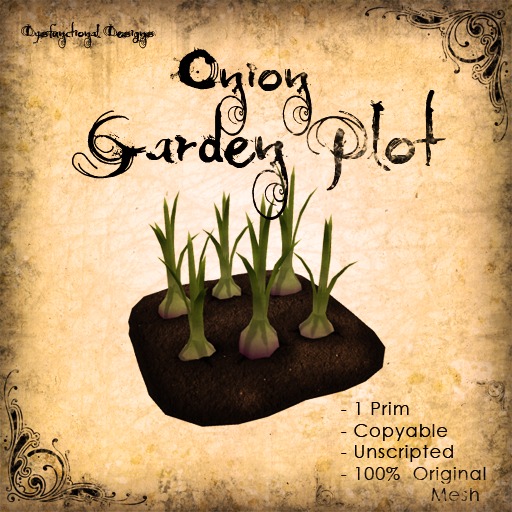 [DDD] Lil' Garden Plot - Onions - 100% Mesh
