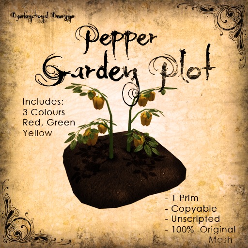 [DDD] Lil' Garden Plot - Peppers - 100% Mesh