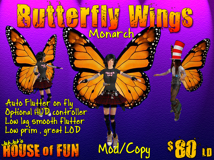 House of Fun: Butterfly Wings Monarch