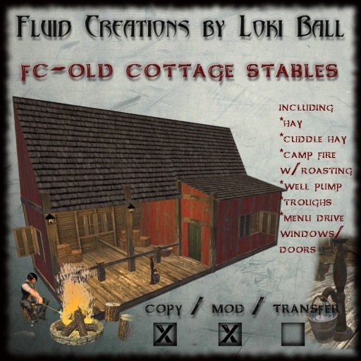 FC-Old Cottage Stable Boxed Set with accessories