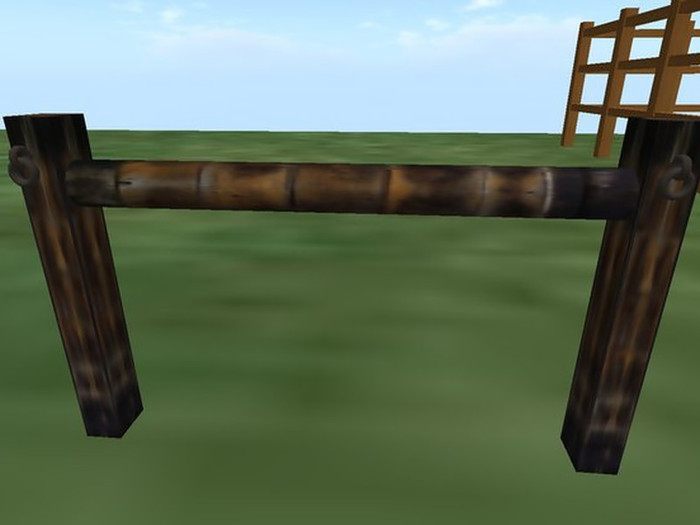 horse hitching post (new)