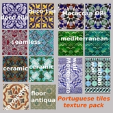 Portuguese tiles texture pack