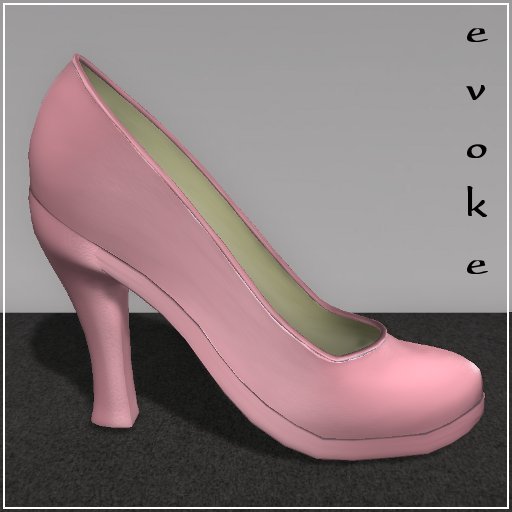 Evoke Chunk Heeled Pumps - Pink Leather