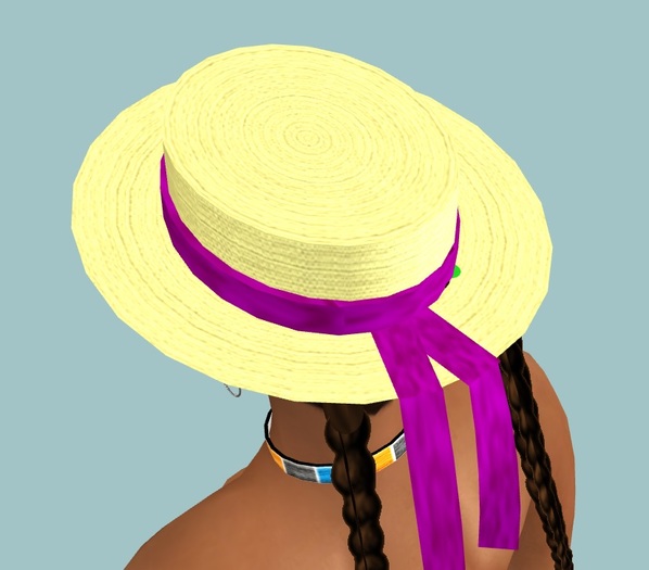 Straw Boater Hat