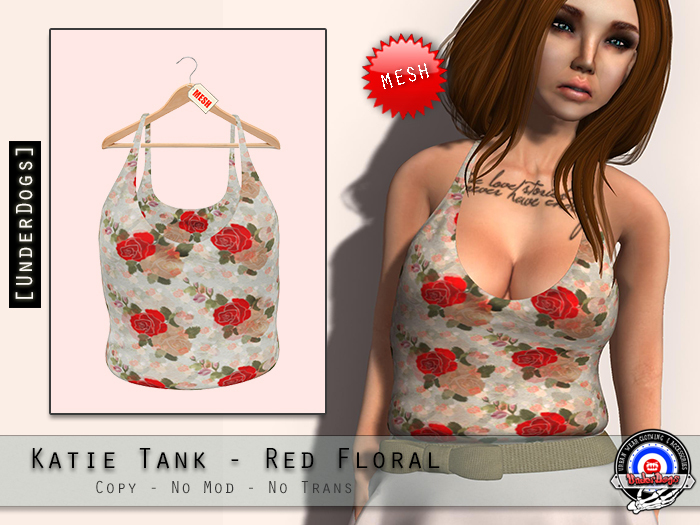 [UD] - Katie Top - Red Floral (Bag)