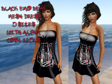 Emo Bear Black Dress