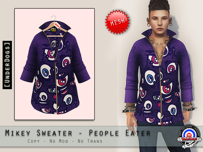 [UnderDogs] -Mikey - People Eater - Sweater -  Mesh