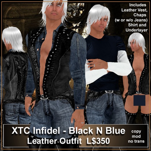 XTC Infidel Mens - Black N Blue