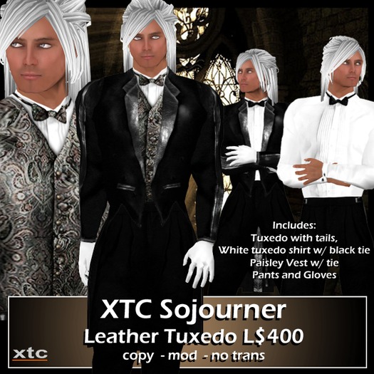 XTC Sojourner Tuxedo - Black