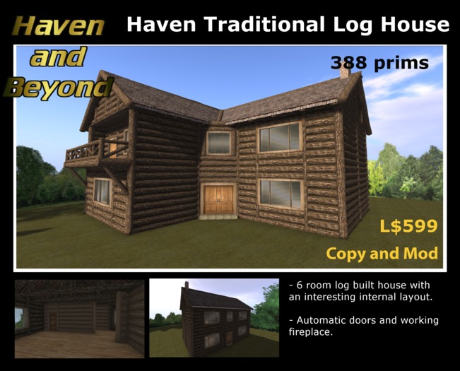 Haven Traditional Log House