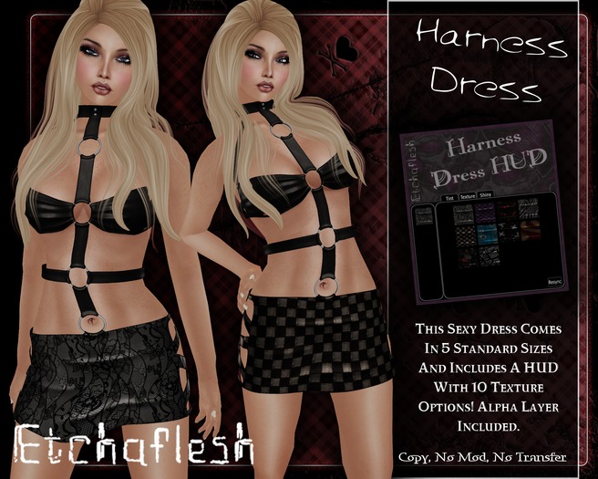 DEMO [Etchaflesh] Randomness Harness Dress