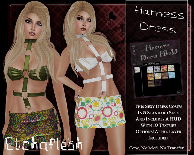 [Etchaflesh] GoGo Harness Dress W/HUD
