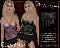 [Etchaflesh] Special Ops Strapped Corset  W/HUD