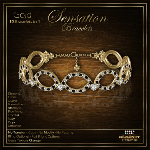 CR - Sensation Bracelets - Gold