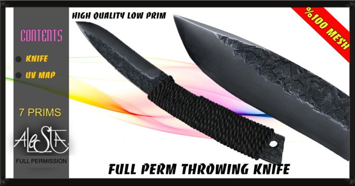 ALESTA << Mesh Throwing Knife Full Perm