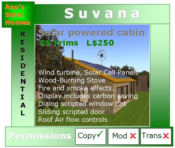 Suvana Solar Cabin Boxed
