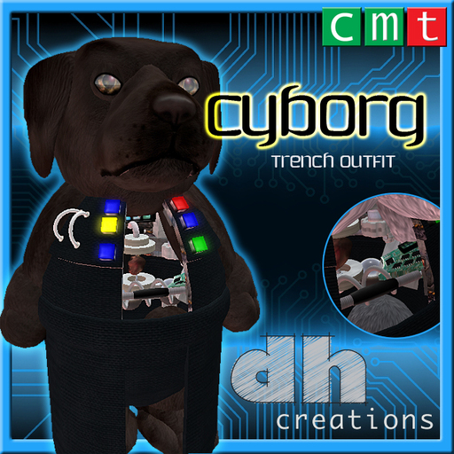 tiny cyborg trench outfit ~ dh creations [ boxed ]