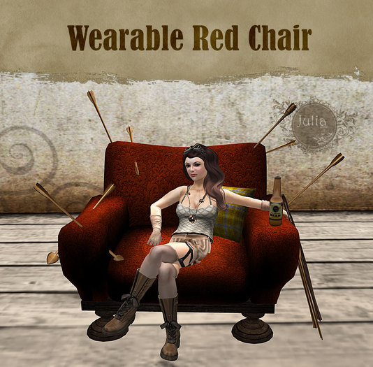 Julia's Wearable Red Chair