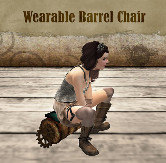 Julia's Wearable Barrel Chair