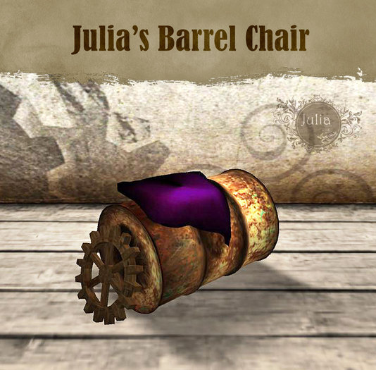 Julia's Barrel Seating - Purple - BOX