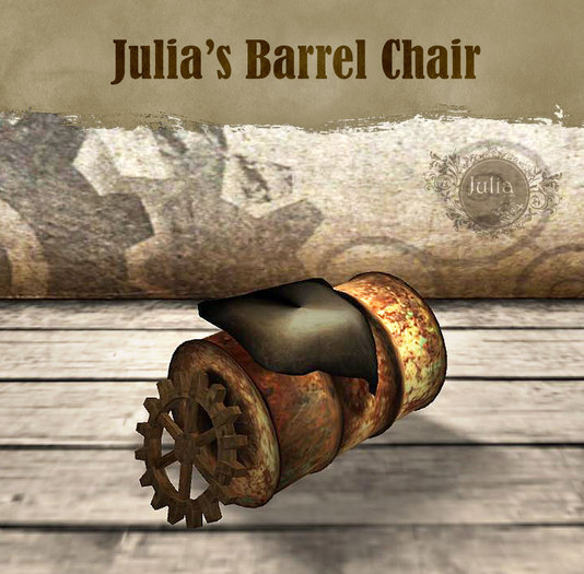 Julia's Barrel Seating - Brown