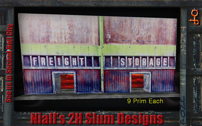 2H Building - Freight and Storage 2 Bldg Set (20x15)