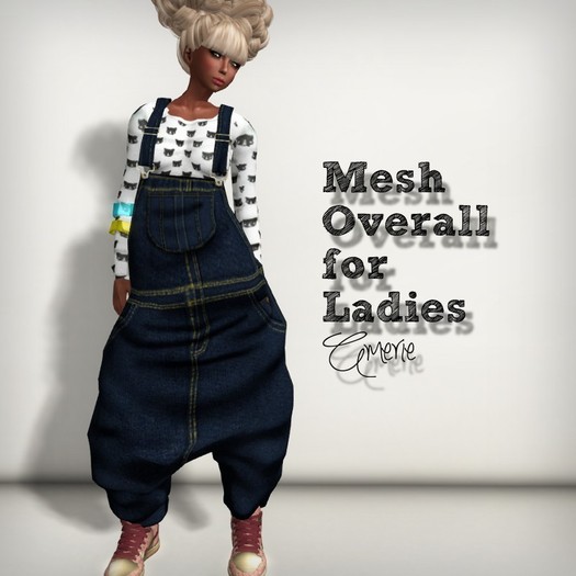 AMERIE - Mesh Overall_Dark